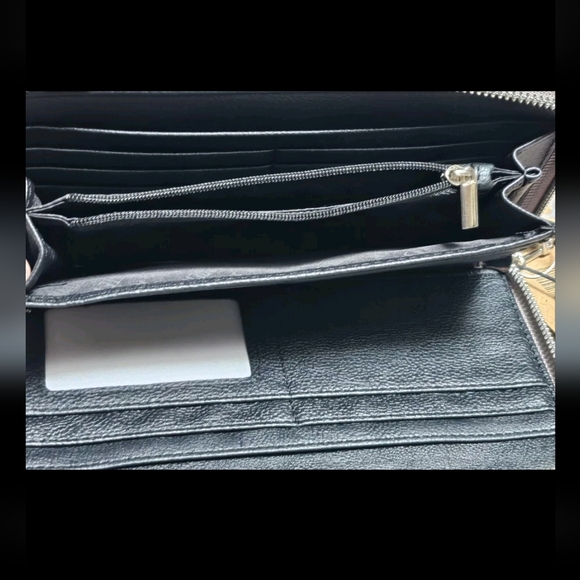 Steve Madden Womens Bzip Web Wristlet Clutch Wallet Mauve Blush Pink 8×4.5 NWT - Picture 3 of 6